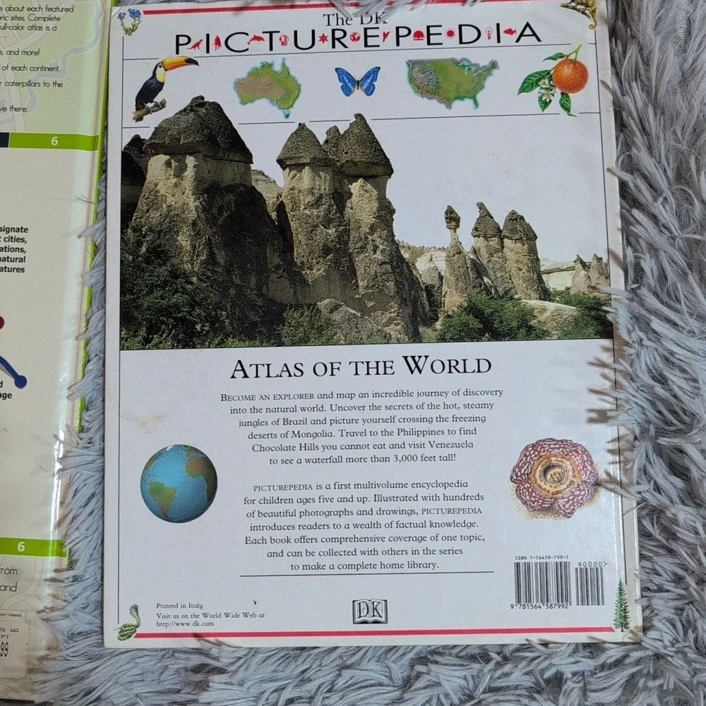 Lot Of 6 Books Geography & Cultures Childrens Atlas‎ World Homeschool Teaching